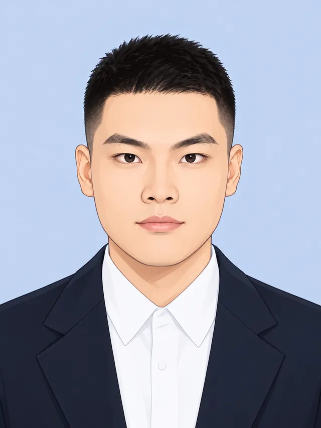Illustrated portrait of Baojian Chai