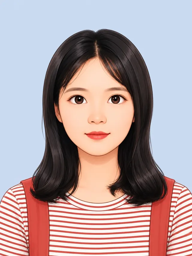 Illustrated portrait of Huiling Mo