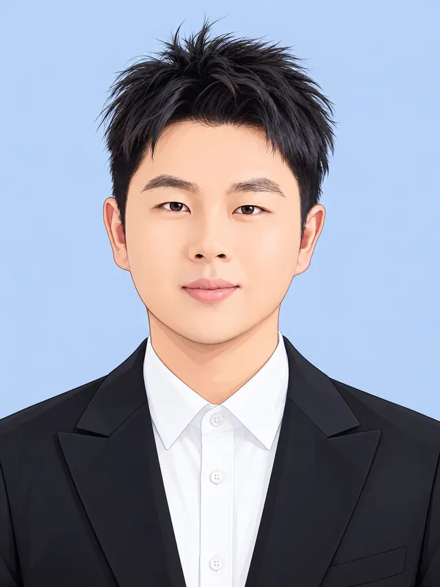 Illustrated portrait of Junyang Yu