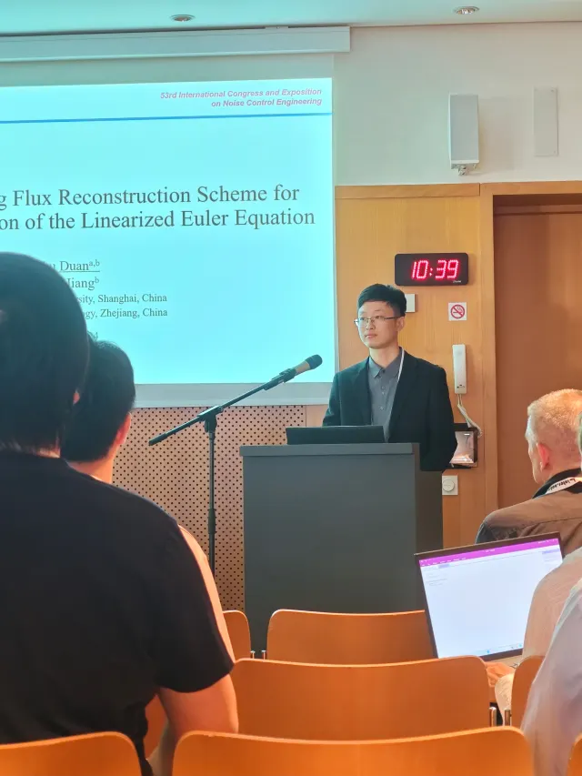 段礼沭在 Inter-Noise 2024 作报告