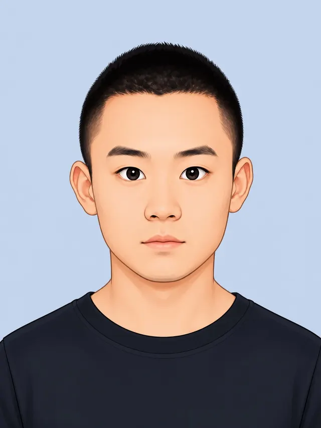 Illustrated portrait of Yao Zhao
