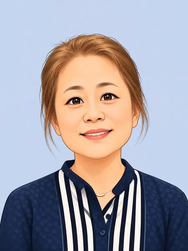 Illustrated portrait of Huancai Lu
