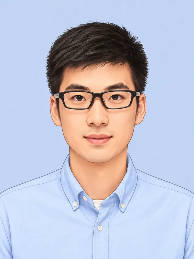 Illustrated portrait of Hengchang Lu